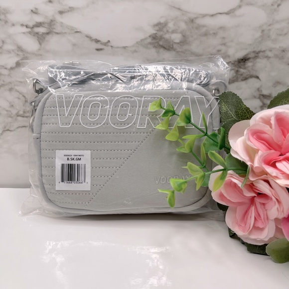 🌸VOORAY SIDEKICK CROSSBODY BAG - GREY MOTO🌸 - Picture 10 of 15